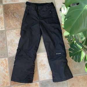 Columbia ski pants snowboard mountain Outgrown Omni-Shield Youth 10-12 black